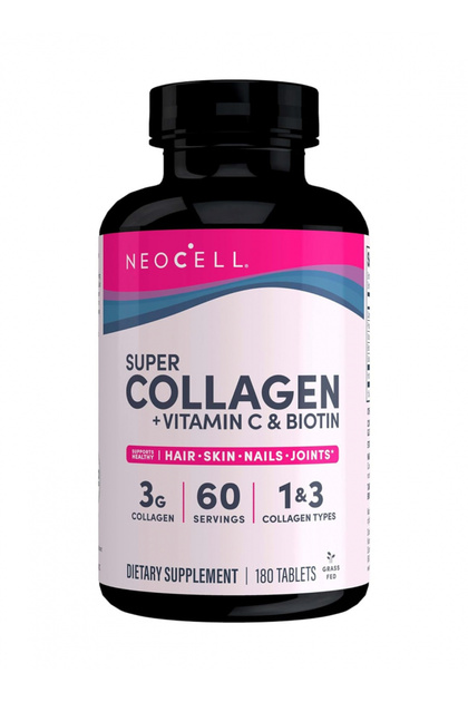 Super Collagen with Vitamin C with Biotin 180 Tablets