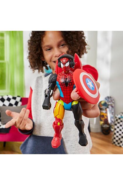 MARVEL MixMashers Karıştır ve Eşleştir Aksiyon Figürü Spider Man
