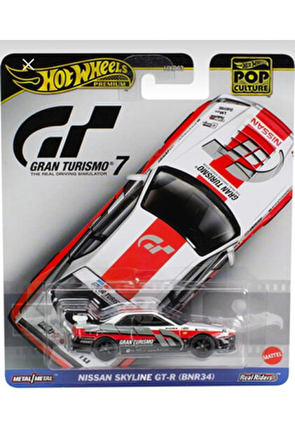 HOT WHEELS Gran Turismo 7 1/64 Nissan Skyline GTR R34 Koleksiyon