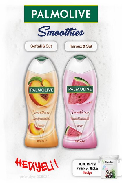 Smoothies 2-Pack 450 ml Shower Gel, Rosie Cotton Gift