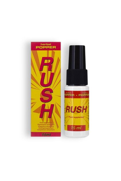Spray Stimulant pentru Barbati, Imbunatateste Performanta si Excitatia, Rush Herbal Popper, 15 ml