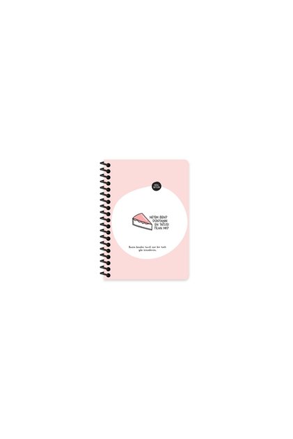 A6 Spiral-Bound Cardboard Cover Lined Notepad - Am I the Sweetest Thing in the World?