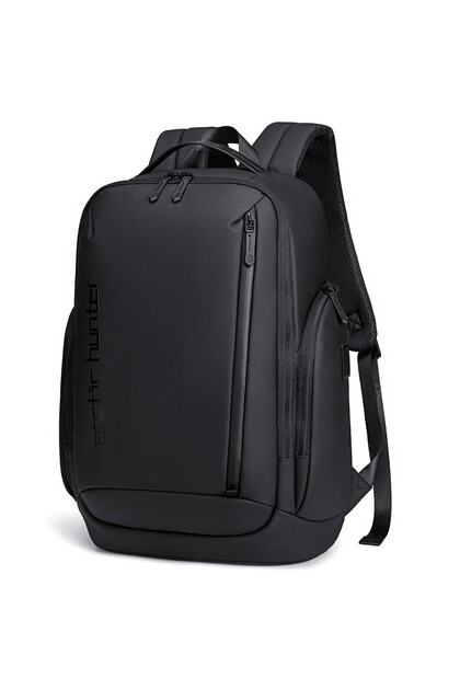 17-inch Laptop Daypack Durable Polyester Backpack & Built In USB/Headphone Port Computer Bag B00554