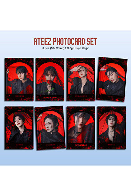 owl bag KPOP Seventeen Grubu Desenli Tasarım 16' L Fotokart Seti