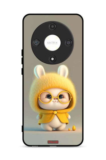غطاء حماية لهاتف Honor X9b 5G بتصميم أرنب صغير