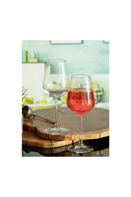 ALLEGRA SET 6 PAHARE PENTRU VIN DIN STICLA