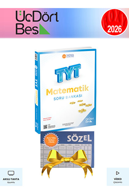 Üç Dört Beş Yayıncılık 345 Tyt Matematik 2026 Model Soru Bankası