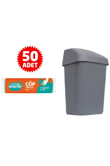 50li Büyük Boy Çöp Poşeti Çöp Kovası Büyük