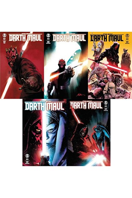 Çizgi Düşler Star Wars Darth Maul 1-2-3-4-5. Ciltler Türkçe