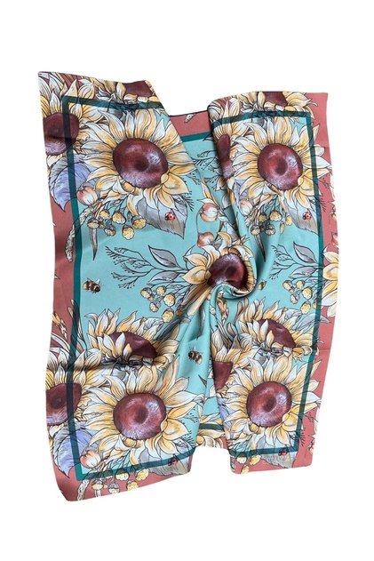 Sunflower Patterned Scarf Estascarf