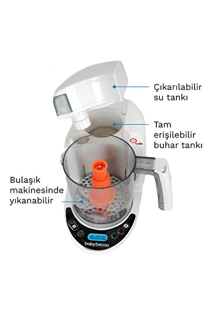 BABY BREZZA Food Maker Deluxe Buharlı Pişirici & Blender - Fiyatı
