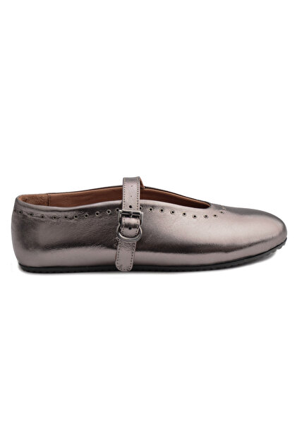 Genuine Leather Women's Strappy Ballerinas 700950