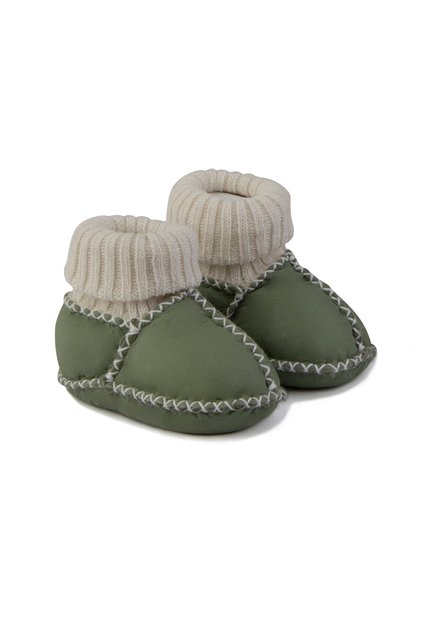 Baby Booties with Furry Socks 141206