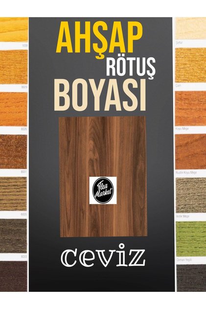 Ahşap Rötuş Boyası - CEViZ - 25ml , Fırçalı Cam şişede