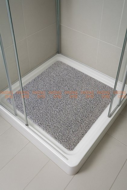 Bath Mat Shower Cabin Mat Does Not Splash Water Mat Non-Slip Mat (90X90 cm)