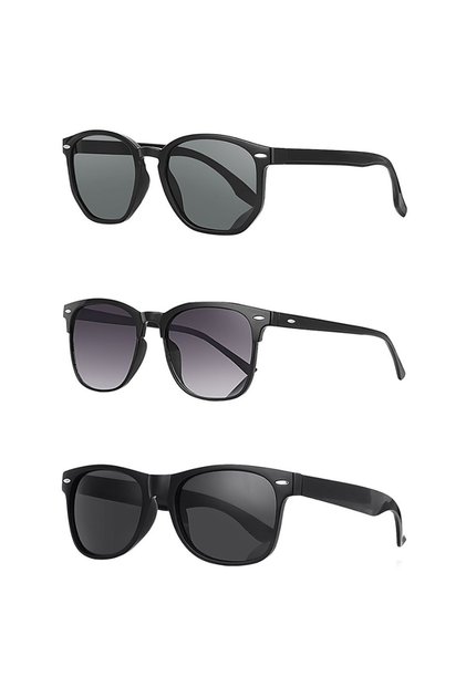 Unisex Sunglasses with Uv400 Protection 3-Piece Opportunity Set