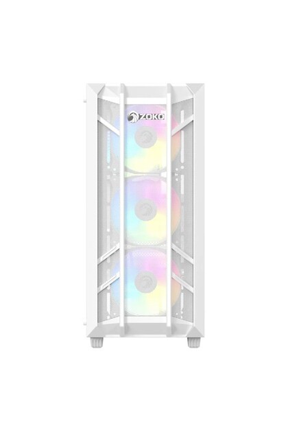 zoko Hunter 4 FANLI Argb Fan Mesh Panel Temperli Cam Bilgisayar