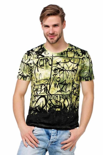 Ct456 Washable Patterned Written Men