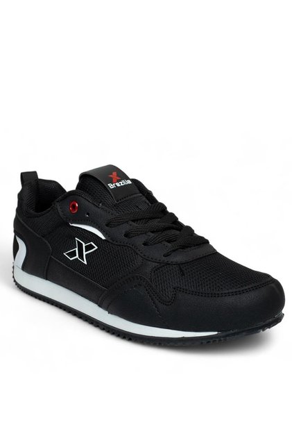 Sneaker Sports Shoes Black White Casual Men's Floti Comfortable Air Quality Lace-Up Orthopedic