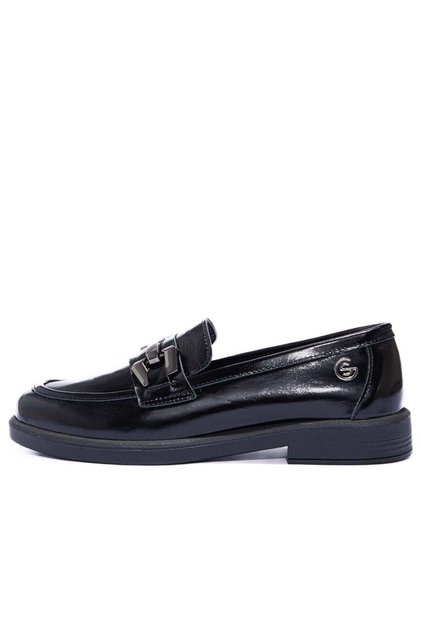 Dorella Women's Genuine Patent Leather Loafer Shoes 2121Fz-3
