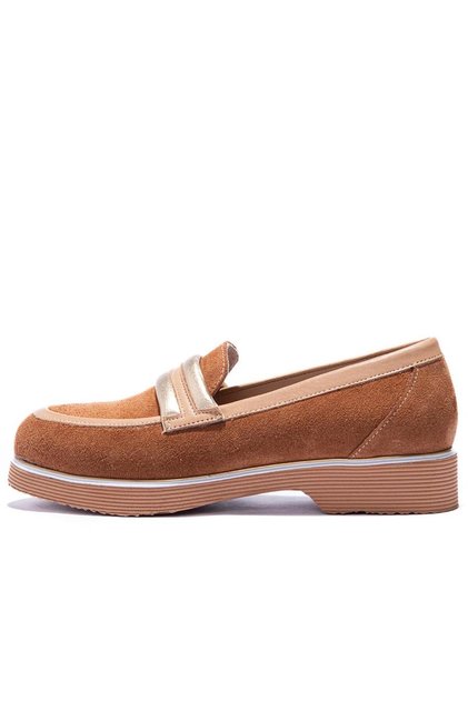 Brielle Women's Genuine Suede Leather Loafer Shoes K151109-2