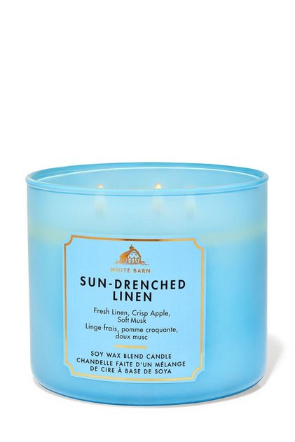 Sun-Drenched Linen Büyük Mum 411 g