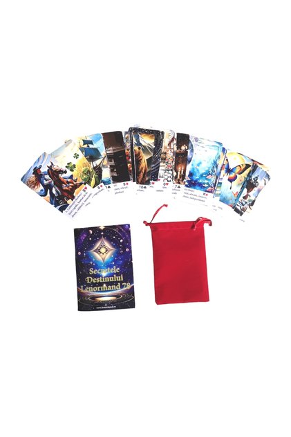 Secretele Destinului – set de Tarot Lenormand 78 carti