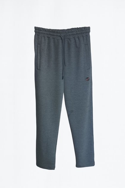 Men's Cotton Zipper Pocket High Quality Casual Straight Leg Sweatpants