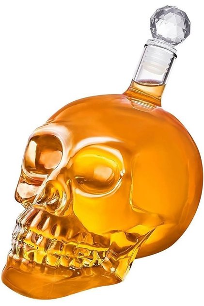 Kuru Kafa Şişe Viski Likör İçki İçecek Dekoratif Bar Ev Ofis Parti Premium Hediye Erkek Dekor 350 ML