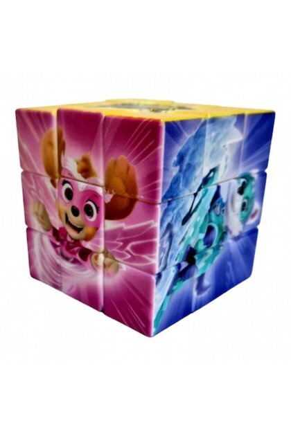 Cub Rubik cu desene, 3x3x3, multicolor