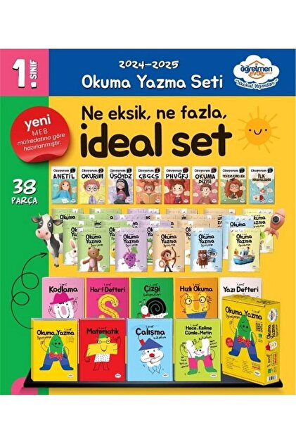 Öğretmen Evde Öğretmenevde yayıncılık 1.sınıf okuma yazma seti