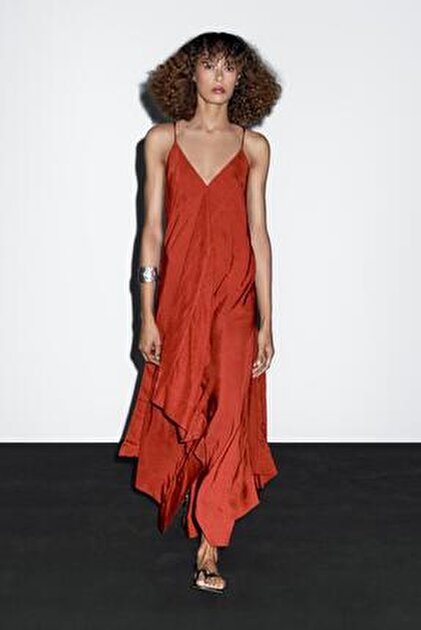 Massimo Dutti Long animal print dress with ramie - Fiyatı Massimo Dutti Long animal print dress with ramie - Fiyatı