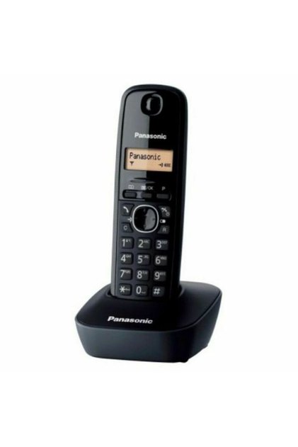 Telefon wireless Panasonic KX-TG1611SPH, negru chihlimbar