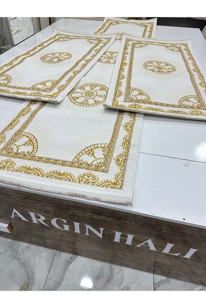Üçlü Yatak Odası Halısı Beyaz Gold ARGIN HALI