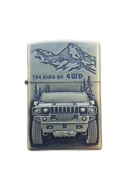 Brichetă metalică reutilizabilă cu relief 3D, King of Road 4WD Jim 2x2025