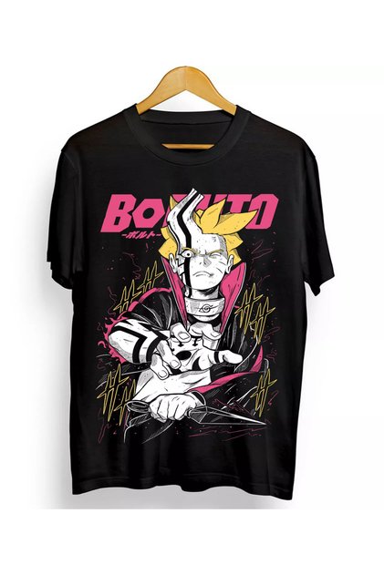 Anime Patterned Unisex Men's T-Shirt Boruto Uzumaki Naruto Manga