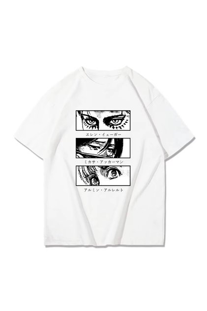 Anime Patterned Unisex Men's T-Shirt Attack on Titan