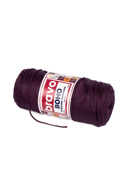 Boho Polyester Macrame Yarn 1, 5 mm 200 Gr 300 Meters No: 3 (Color Code: 160) Purple