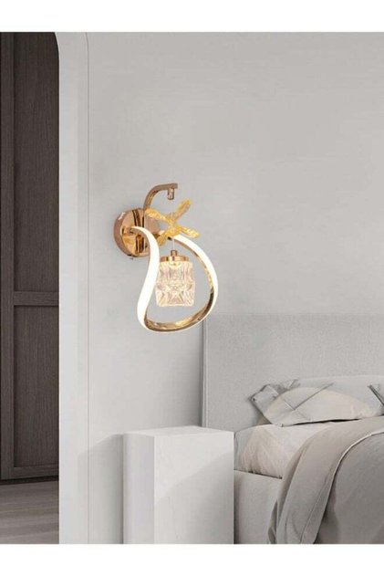 Modern LED Wall Lamp 7706 – 3 Lighting Modes – 19W, Elegant Design for Bedroom, Living Room, Hal
