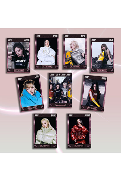 BLACK PINK Blackpınk ''ıce Cream'' Imzalı Üye Kartpostalları