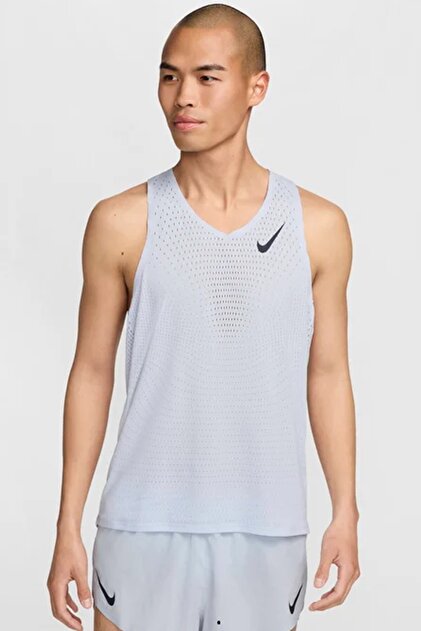 Nike Dri Fit AeroSwift Running ADV Singlet Tank Top Lazer Kesim