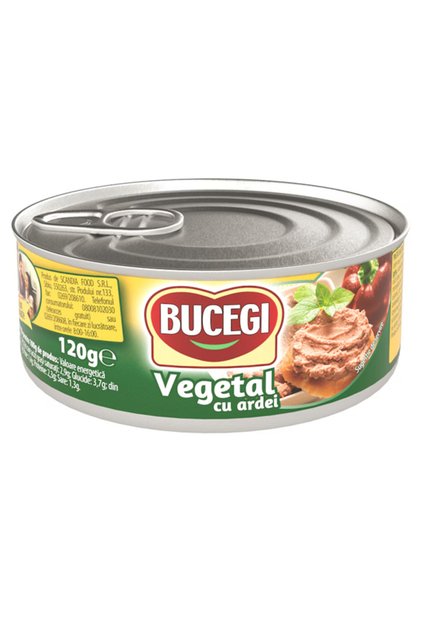 Pate vegetal cu ardei Bucegi, 6x 120g