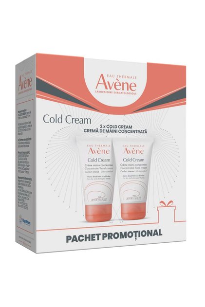 Cremă de mâini Cold Cream, pachet, 50 ml + 50 ml