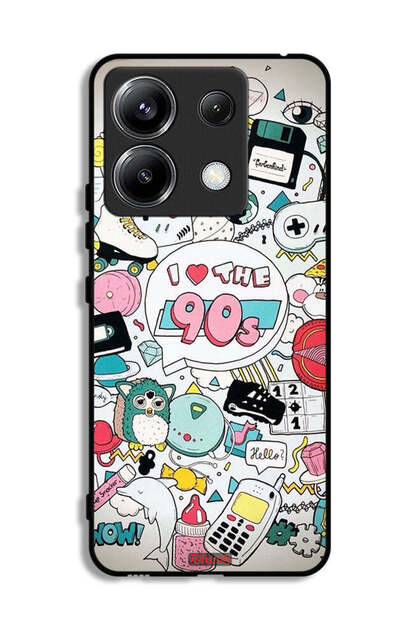 غطاء حماية لهاتف Xiaomi Poco X6 5G - أحب التسعينيات