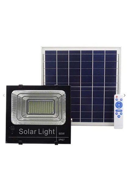 Kit proiector solar de 60W cu telecomandă