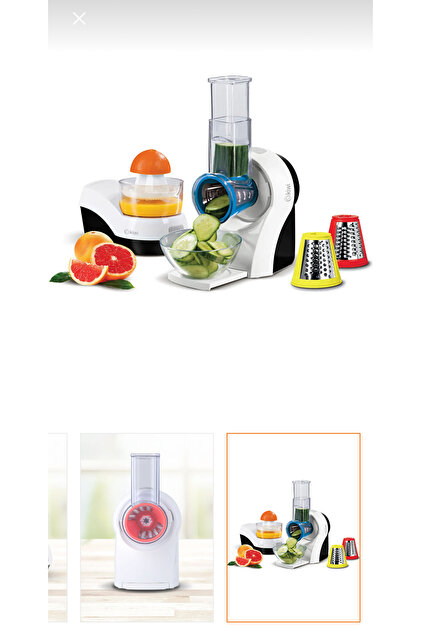 KiviHome Kım-4710 | 4'ü 1 Arada Otomatik Meyve Sıkacağı & Dilim