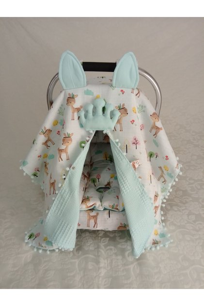 Double Sided Stroller Cover 1 Piece (Stroller Cushion and Stroller Sheet Are Not Included)