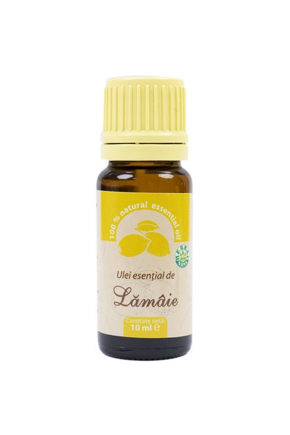 Ulei esențial de lămâie, Herbavit, 10 ml, uz extern