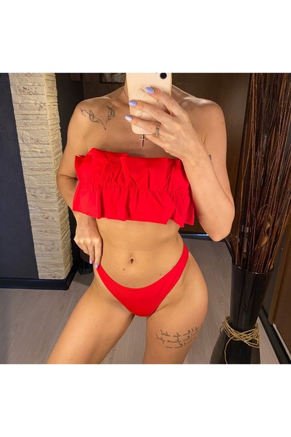 Costum de baie damă cu burete 2 piese
