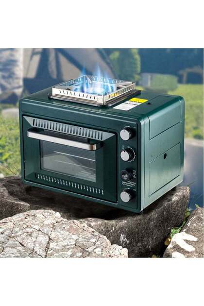 Portable Indoor/Outdoor Gas-Powered Stove and Oven
